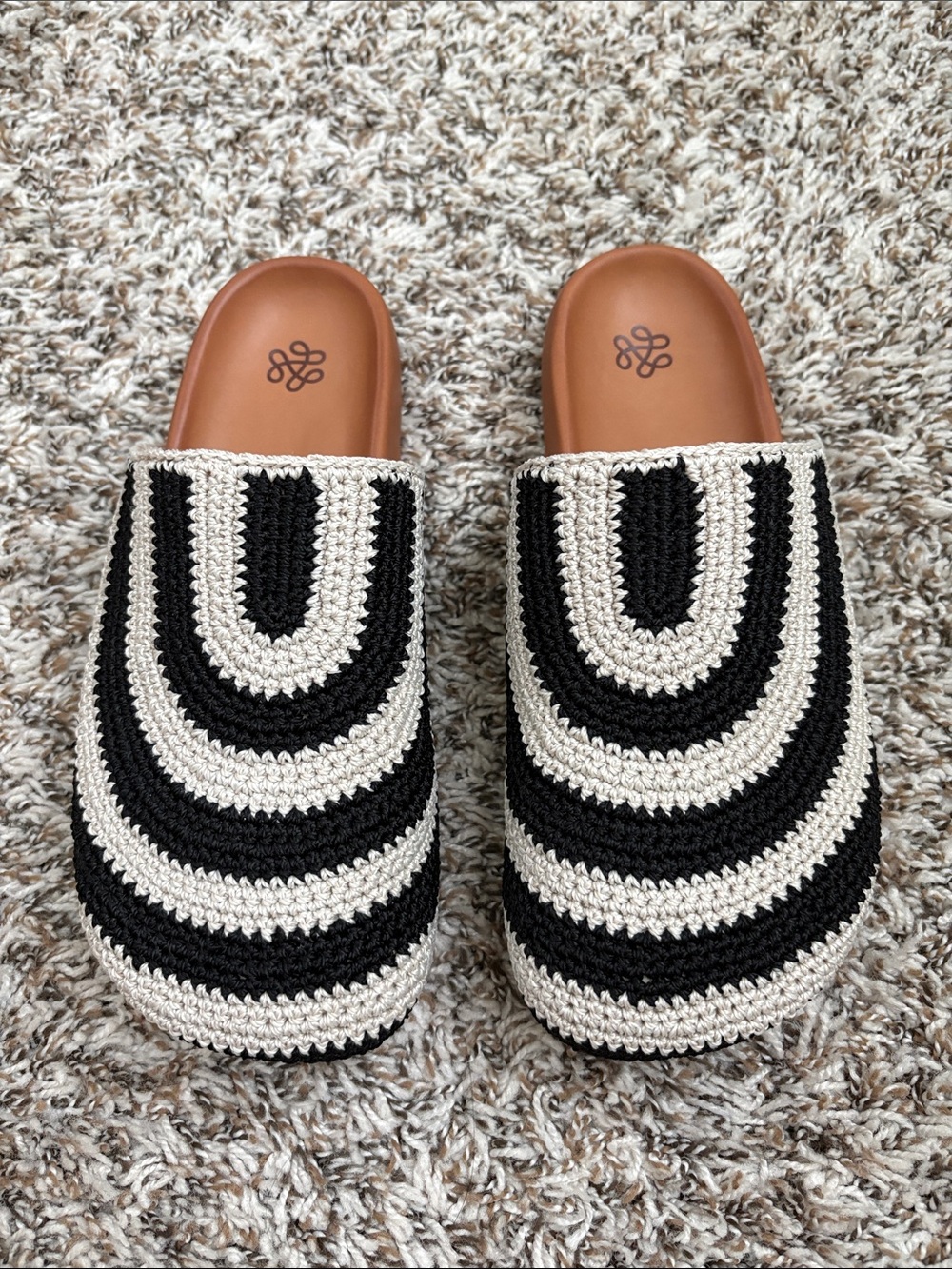 The Sak Bolinas Clog in Black Stripe